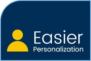 Easier Personalization