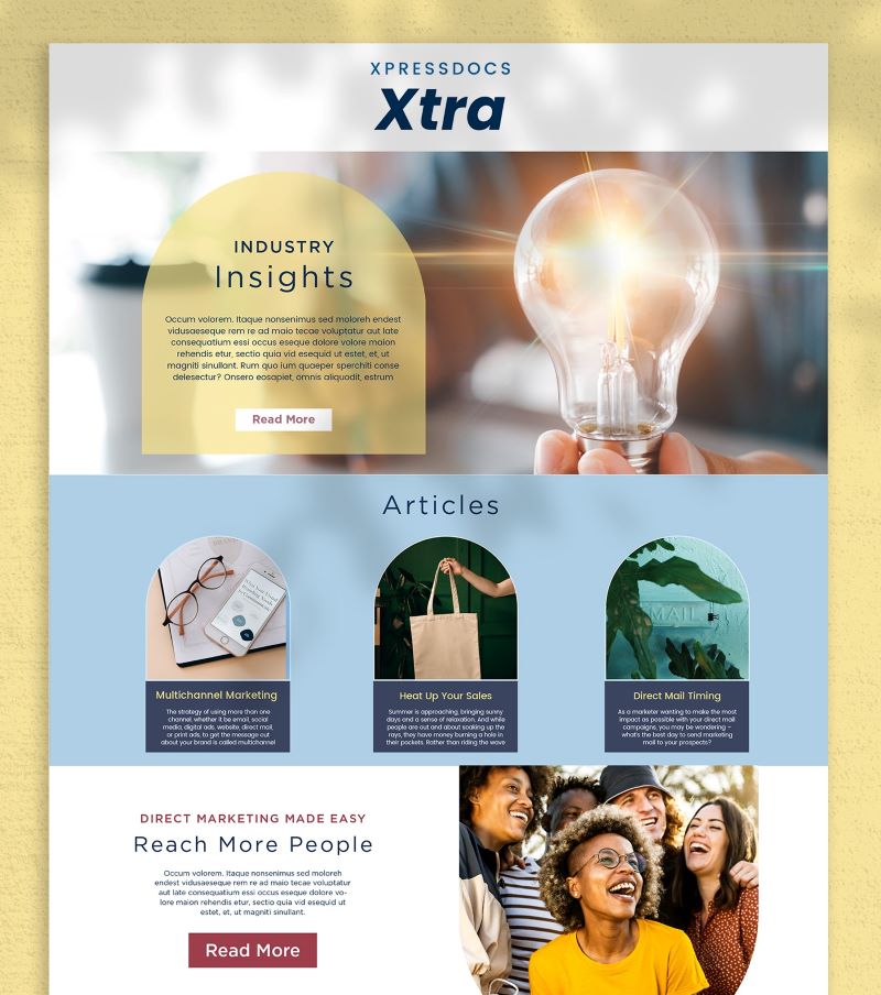 Xpressdocs Xtra Newsletter signup 2