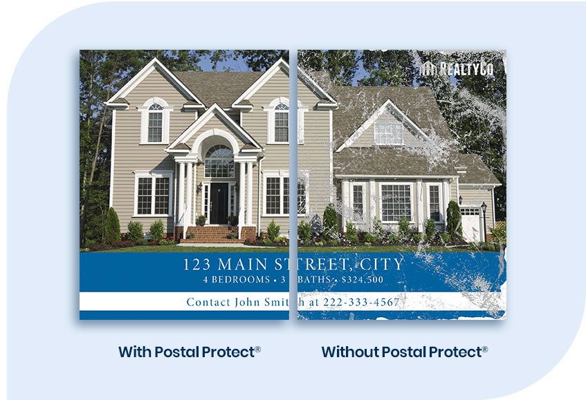 Postal Protect postcard protection product
