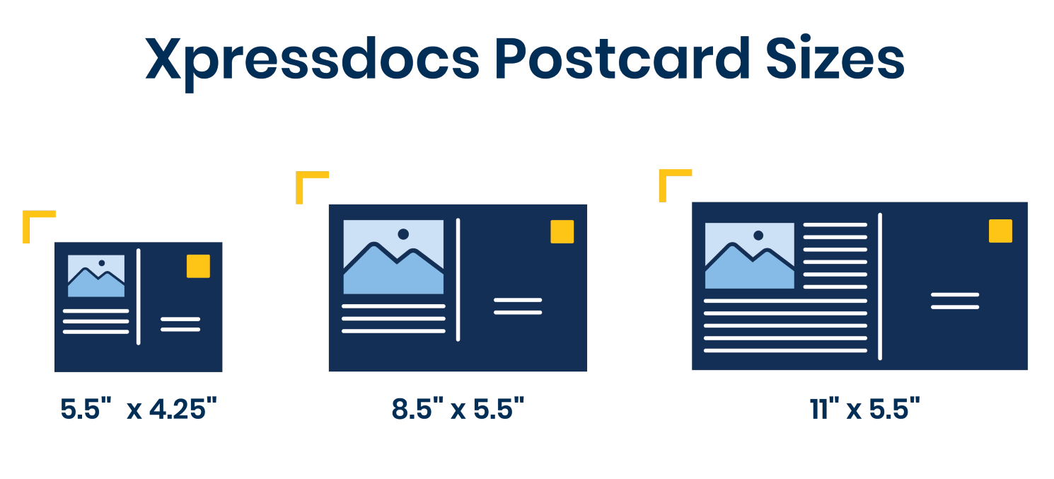 standard postcard sizes for postcard campaigns 01