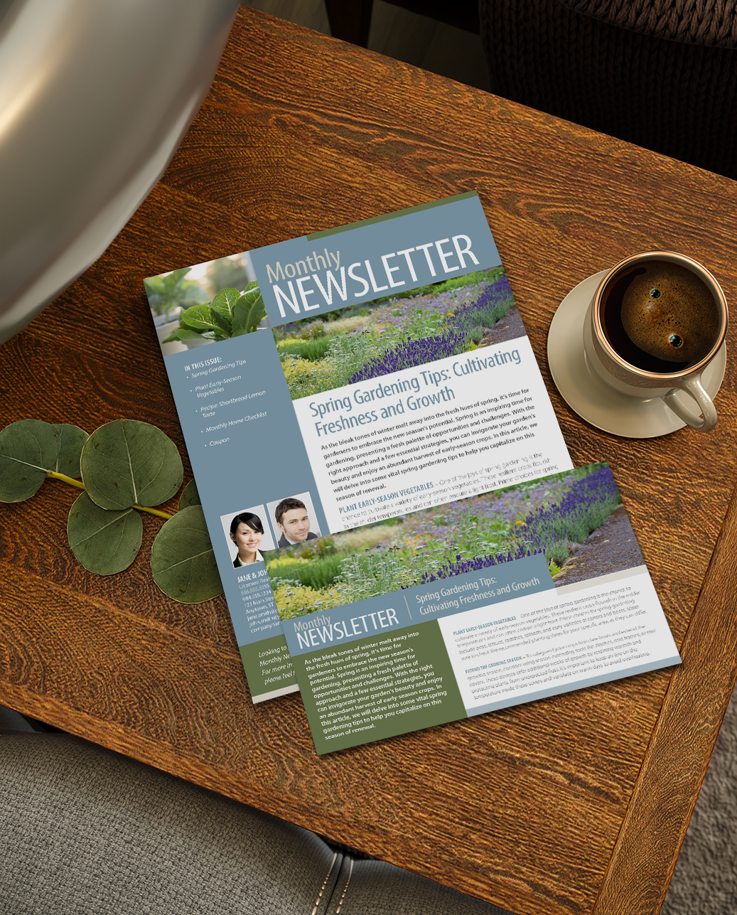 Scheduled Campaigns newsletters and postcards service