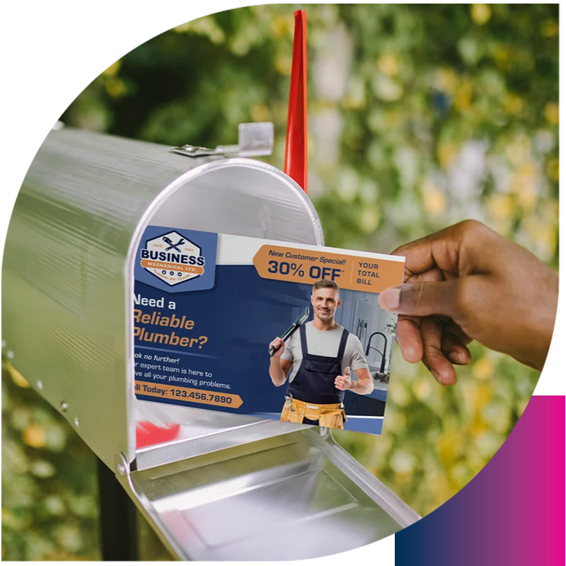 Home Services Marketing postcards