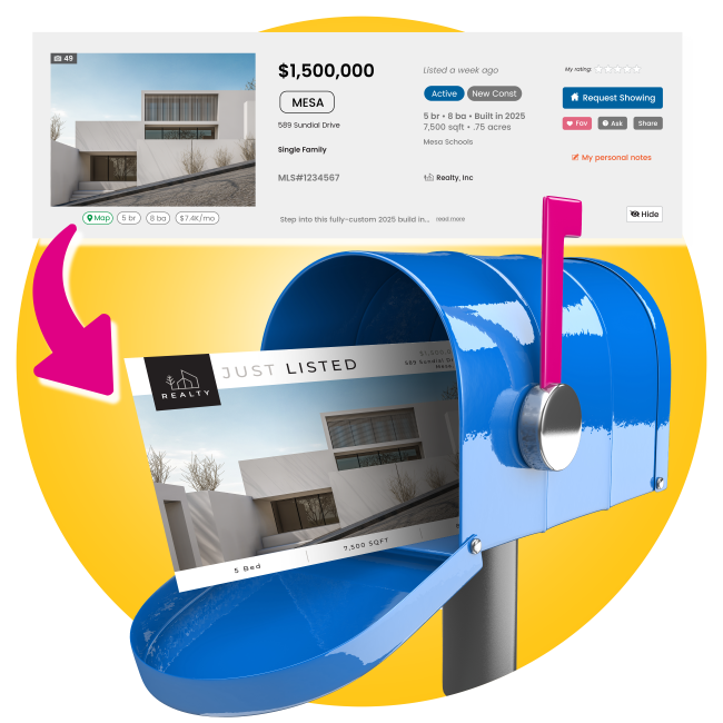 Create fast Real Estate Listing Ads with pricing with the My Listings tool