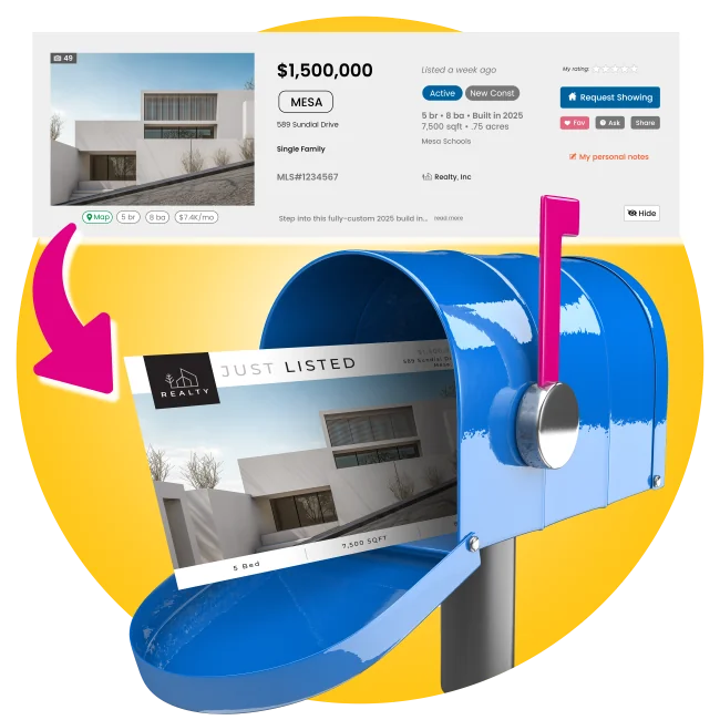 Create fast Real Estate Listing Ads with pricing with the My Listings tool